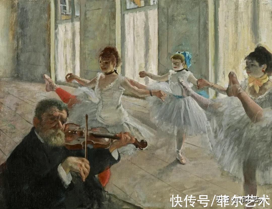 安格尔$法国艺术大师埃德加·德加舞女125幅油画作品,美翻了