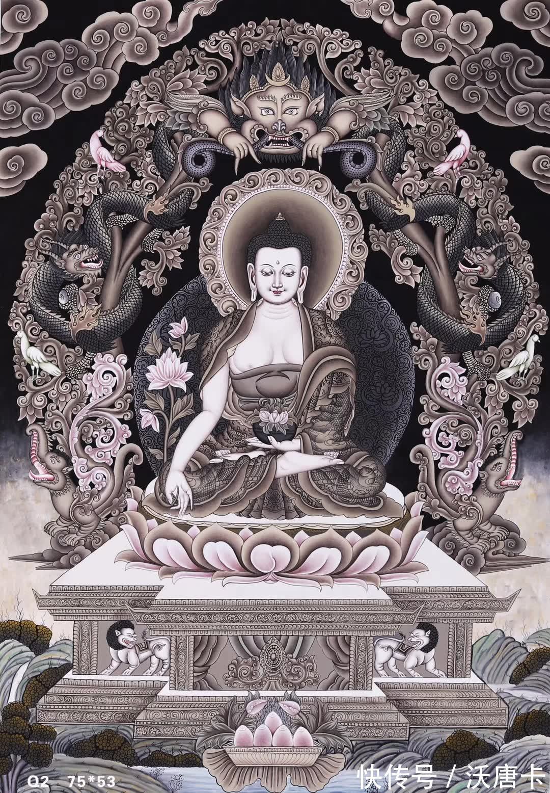 空界$唐卡内容与绘制的过程