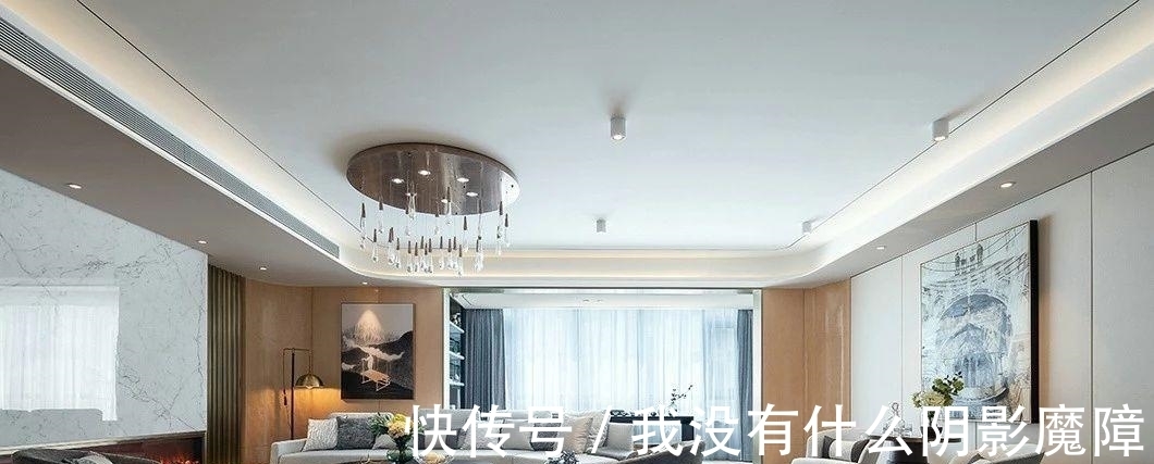 茶室|253平大平层,光装修就花了124w,一进门就被迷住了,客厅更大气
