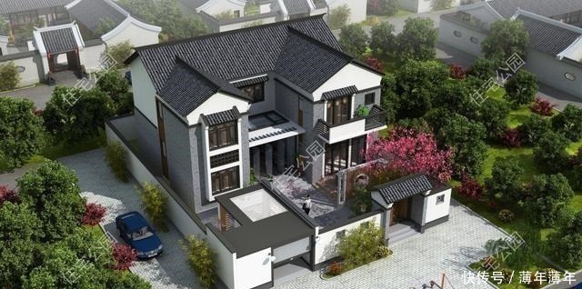 建筑|堂屋+土灶，这才是农村自建房该有的样子，都说最后一套最美！