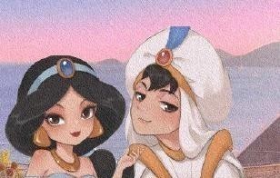 灰姑娘|迪士尼公主情侣头像,公主们都有属于她的王子,艾莎却有些不对劲