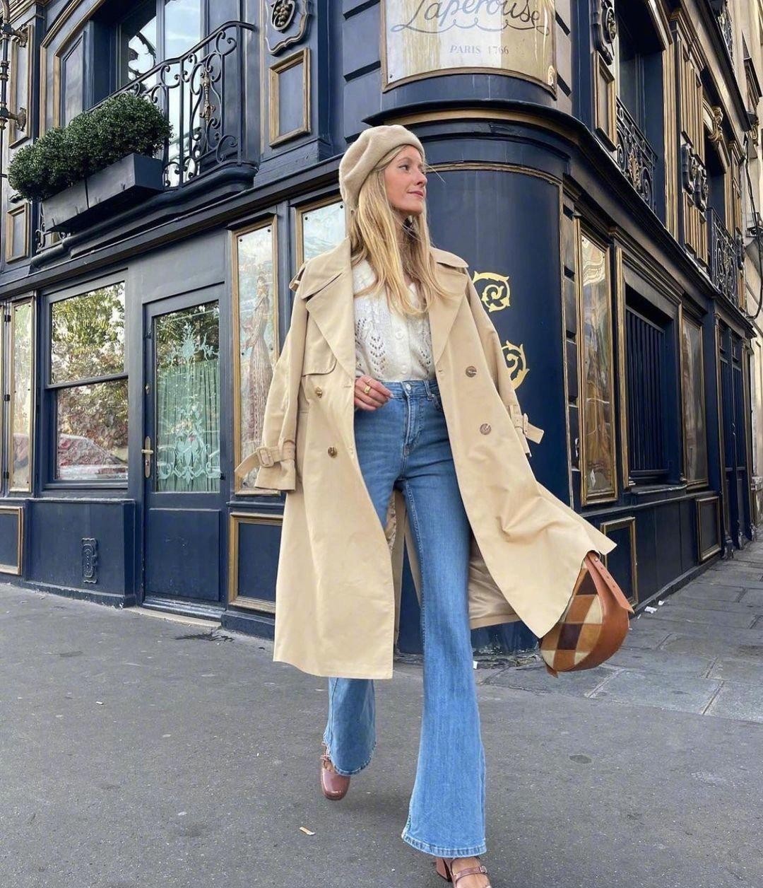 气质 巴黎不愧是浪漫之都, 美女街拍看着也很有气质, 这些搭配值得学习