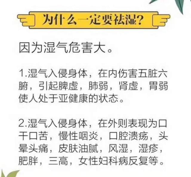 温脾阳|湿气的“七寸”在哪里你抓对了吗湿重,少做3事,贵在坚持
