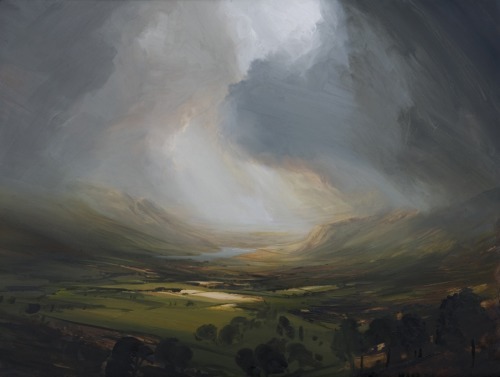 詹姆斯·诺顿&美风美景,大地的胸怀!英国画家詹姆斯·诺顿的油画
