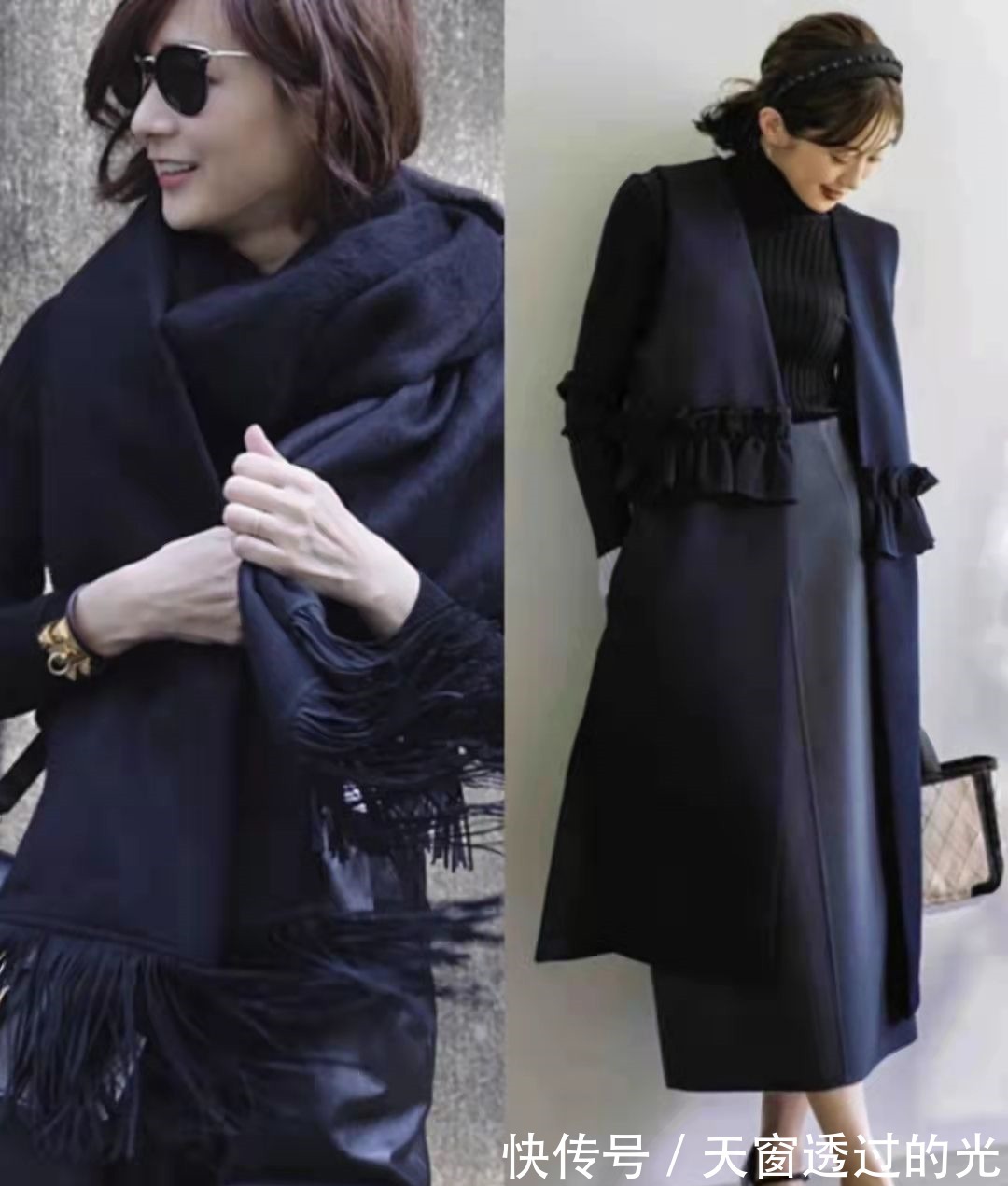 单品 日杂秋季穿搭被黑色“承包”了,优雅又显贵,高级感原来这么简单