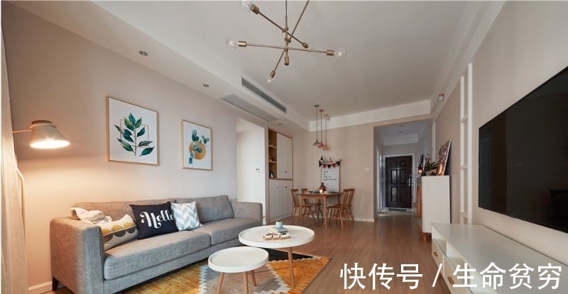 两居|89㎡北欧两居，时尚的空间设计其实可以很简单！