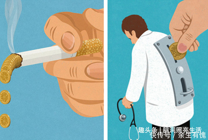 贫富差距&插画看世界:讽刺了丑陋的现象,引起成年人共鸣的9幅插画