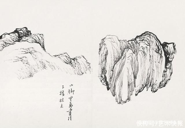 国画|跟着大师学国画，画家溥儒课徒手稿