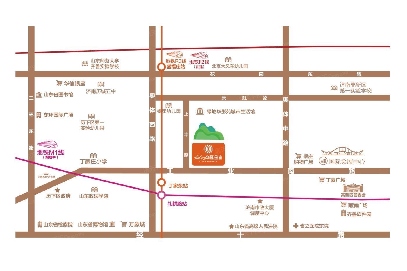 武警医院|盘点绿地华隆金座配套资源,价格、交通、配套看这篇就够了