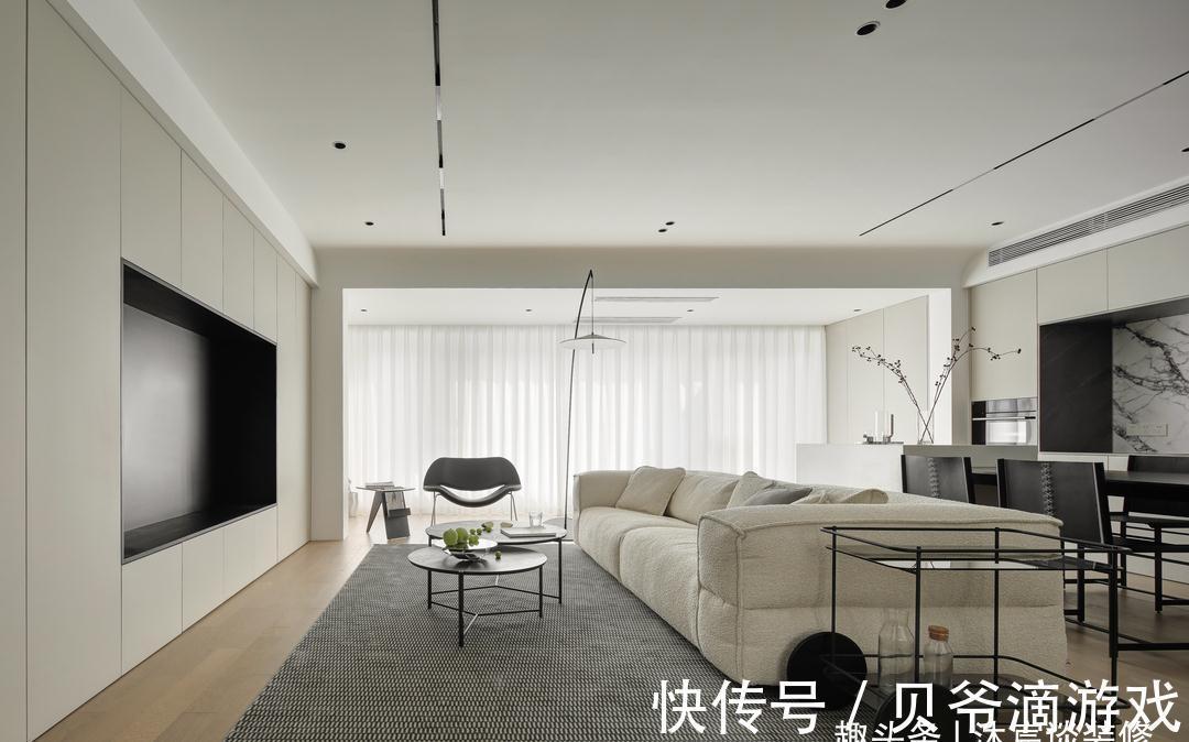 横厅|40岁哥哥买下一个横厅，坚持极简装修，全屋简洁大气，太高级了