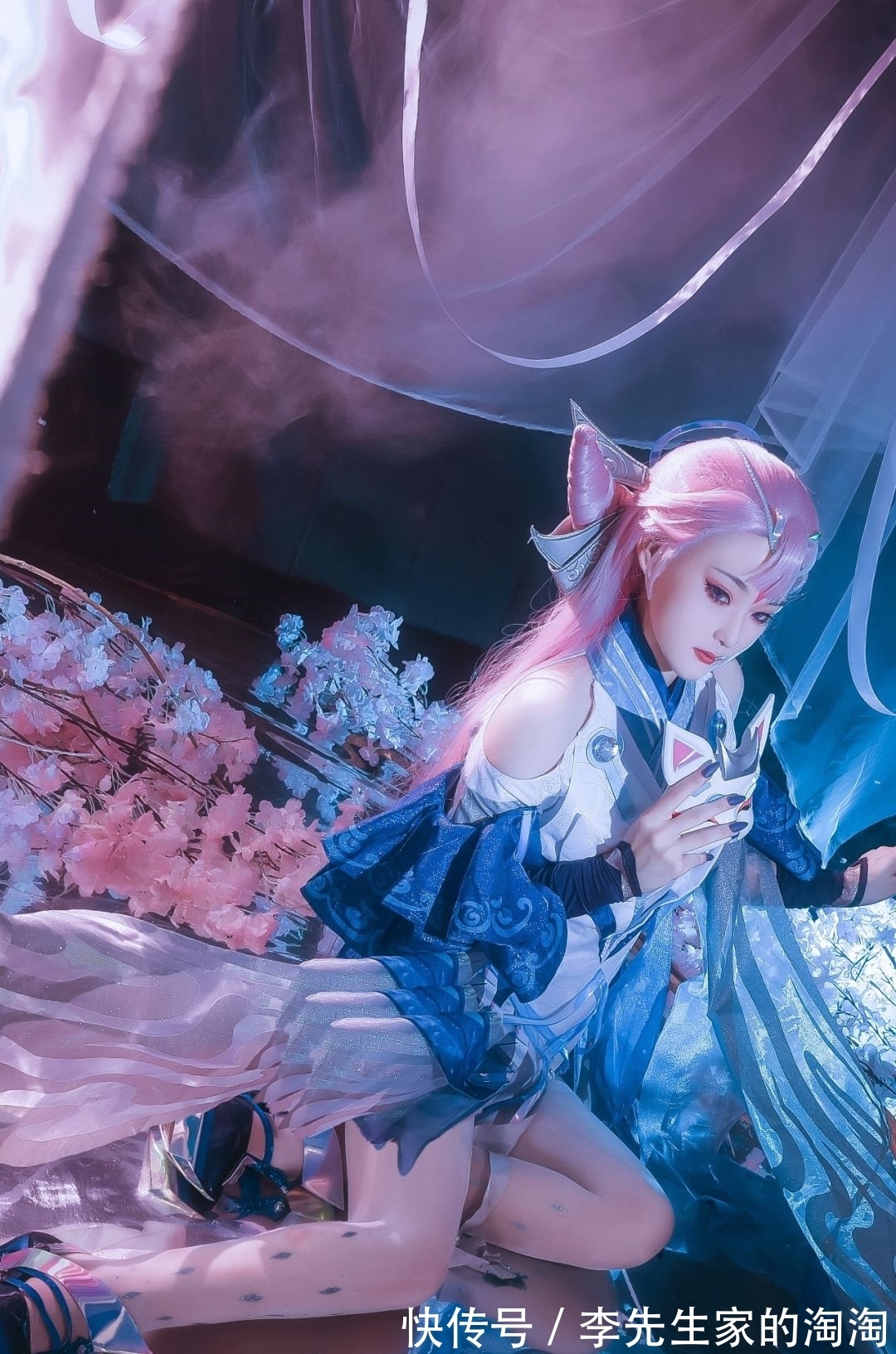 貂蝉|cos:王者荣耀貂蝉猫影幻舞cos正片@万万