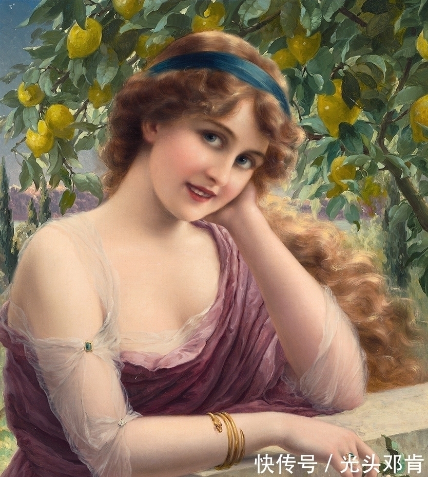 弗农&他最擅长画美女,埃米尔·弗农Emile Vernon油画美女作品鉴赏