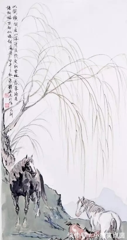 人观|他笔下的骏马,作品不落俗套,让人观之如闻其声