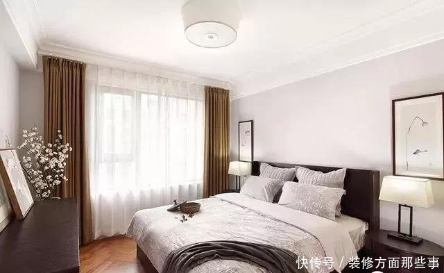 水墨画|115平中式三居室,只有在看到客厅水墨画才感到中式韵味