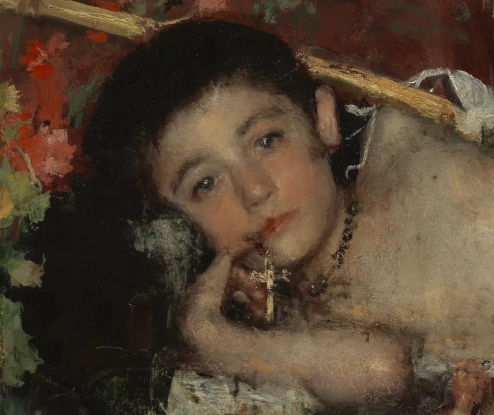 十九世纪!十九世纪意大利现实主义画家曼奇尼