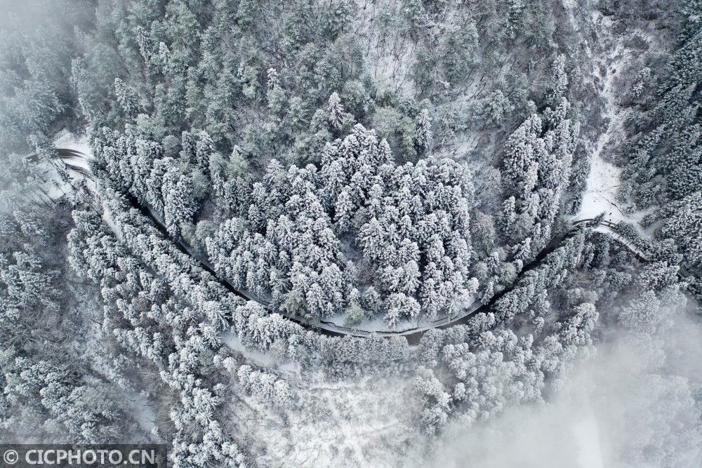 重庆黔江：雪景如画