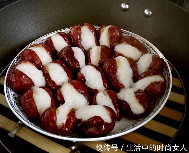 秋季小甜点,大叔教你糯米枣,软糯香甜,简单易做,家人爱吃