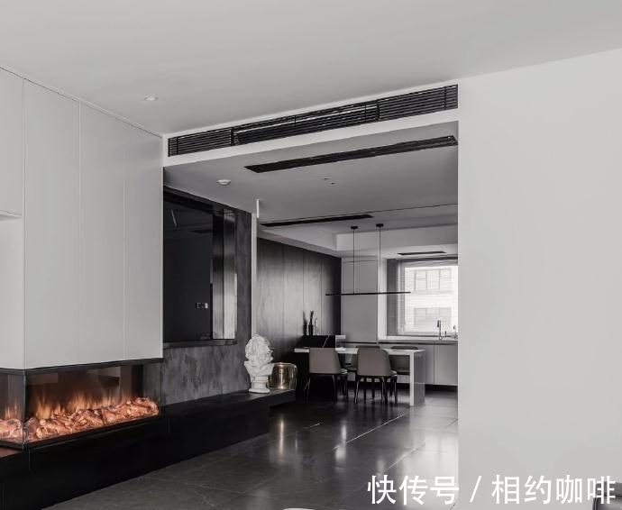 柜子|120平现代简约黑白灰搭配，经典重现的三居室
