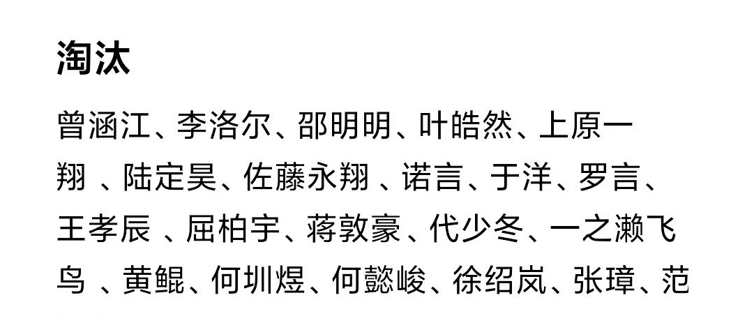 曝《创4》淘汰名单,利路修顺利晋级,好声音冠军无奈沦为炮灰