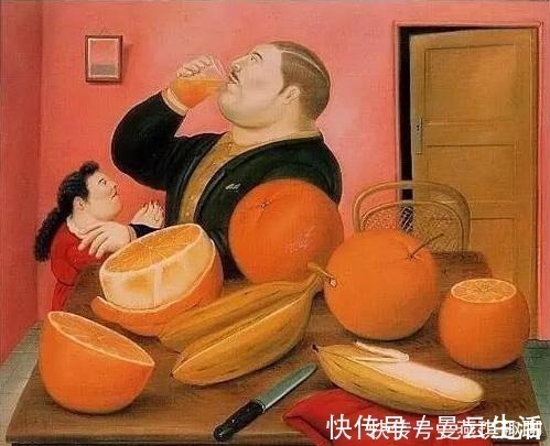 胖子@最会画胖子的魔幻现实主义画家,蒙娜丽莎在他画笔下憨态可掬