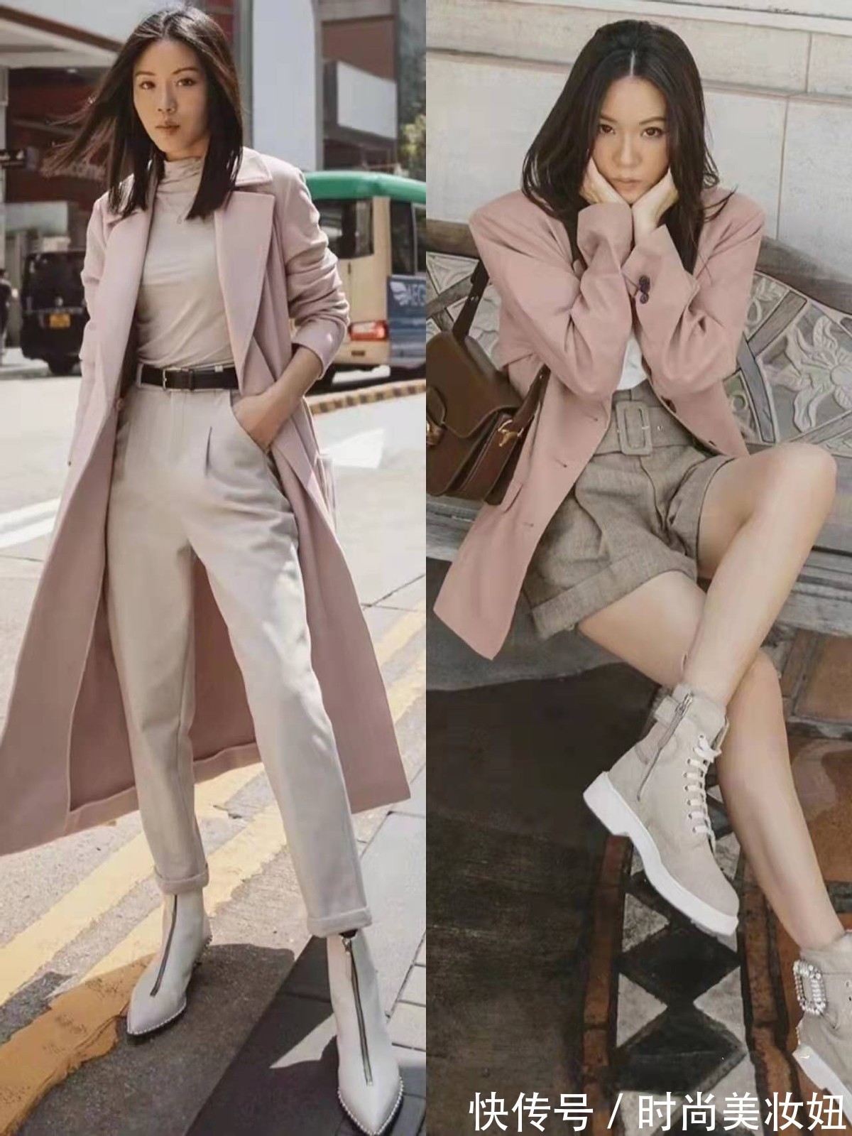 大长腿 真正有品味的女人,穿衣从不超过3种颜色,越简约越显气质