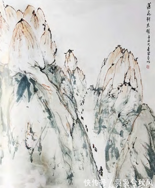 lion$亚明画黄山:意阔幽深天然韵