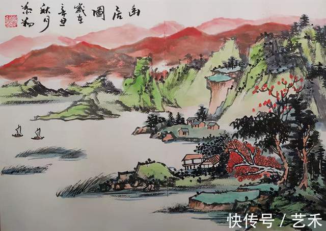 一等奖!徐慕翔——中国当代德艺双馨艺术家丨远景收眼底 动中藏恬静