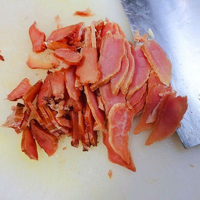 青椒榨菜炒素肉条