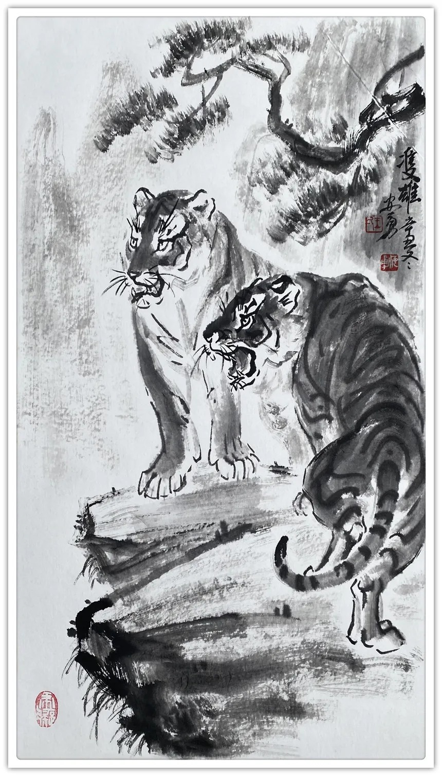 优秀奖@「名家贺岁」书画家王安勇:2022虎年新春特刊