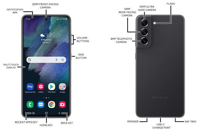 g三星Galaxy S21 FE用户手册和营销材料已曝光