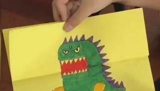 老师|4岁女儿画了只小恐龙,吓坏女老师,家长却很高兴