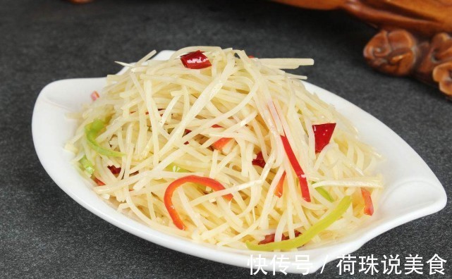 教你自己炒土豆丝,掌握方法后,你做的土豆丝比饭店的更好吃