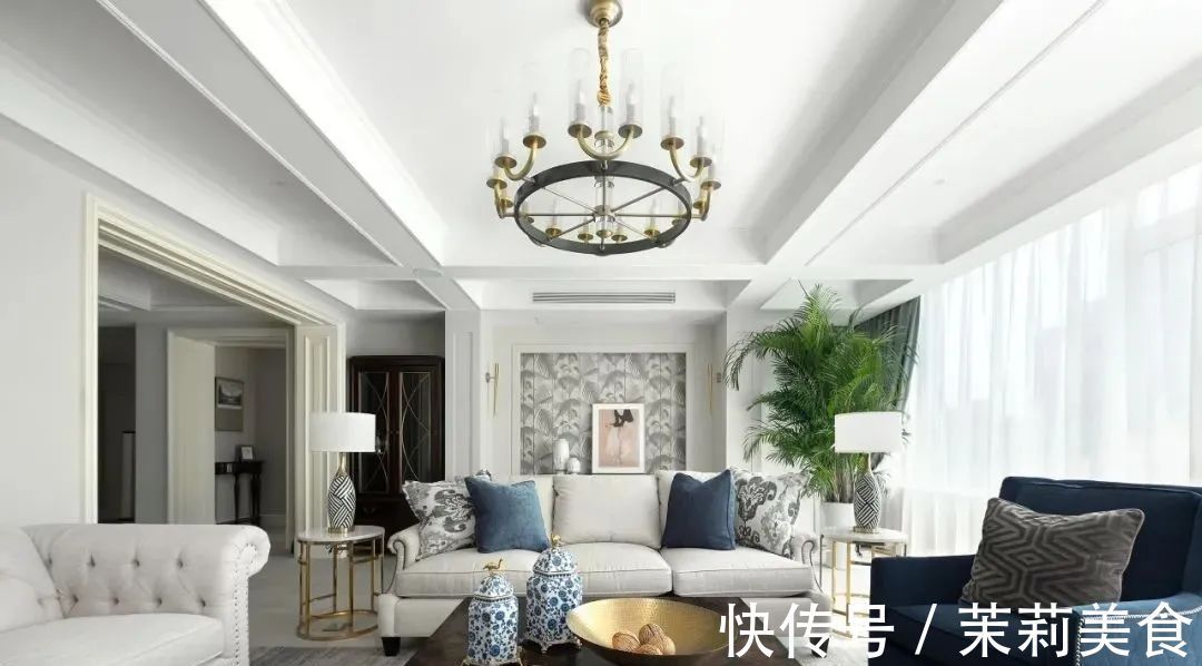 美式|168㎡轻奢美式风格,精致优雅的空间让人一见倾心