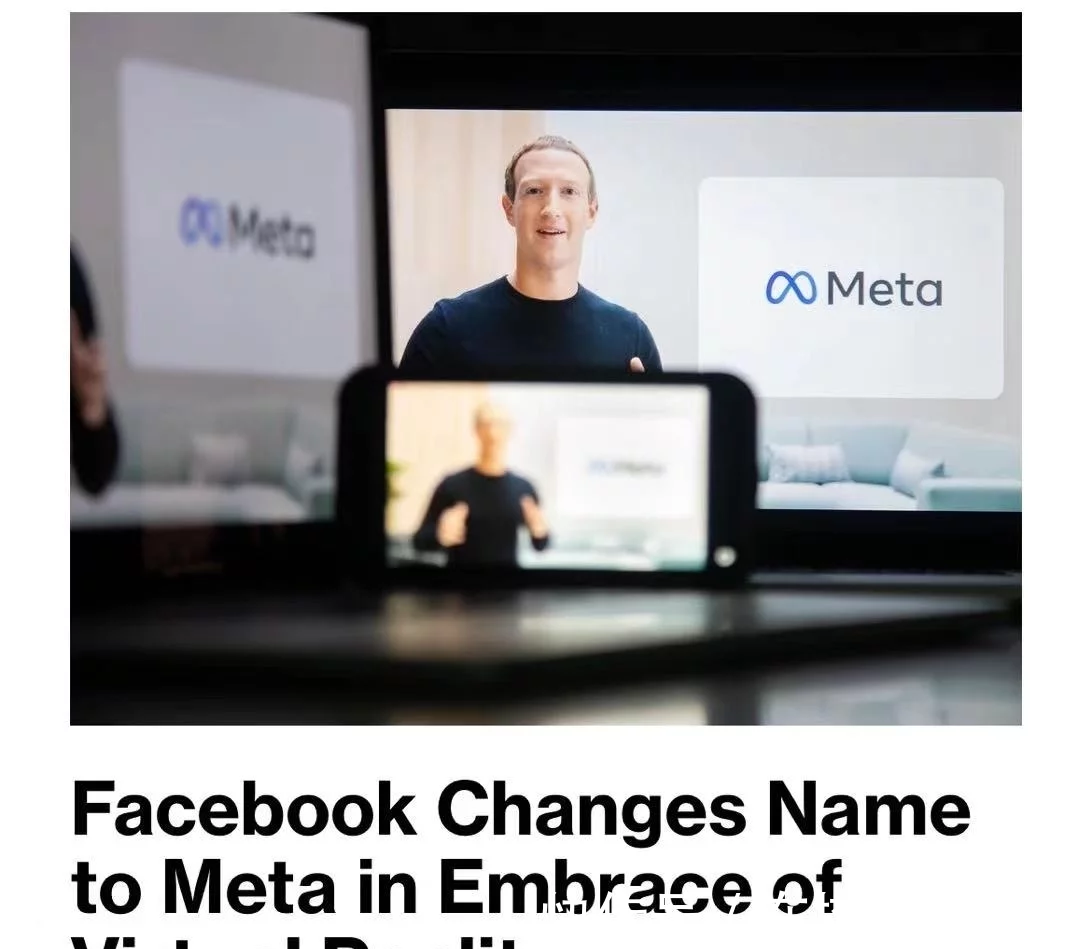 扎克伯格宣布Facebook更名Meta