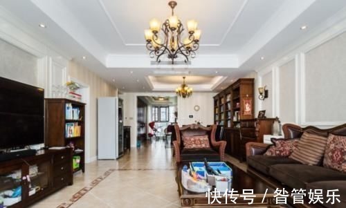 主卧室|160㎡四居室，玄关比我家卧室都大，这才是真正的低调奢华有内涵