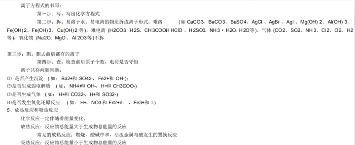 会考必过资料！高中化学：会考知识点汇总，高中生建议看！