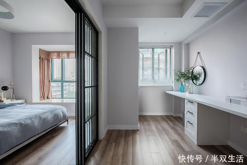 木栅栏|冉小云作品:91㎡极简北欧,两居室的舒适小家,自然纯真的空间