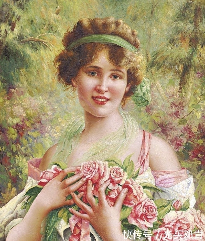 弗农&他最擅长画美女,埃米尔·弗农Emile Vernon油画美女作品鉴赏