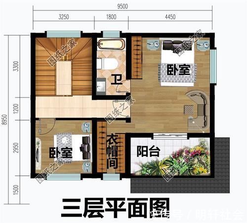 户型图|9x10米农村户型图,想建二、三层的看过来,农村建房非他莫属