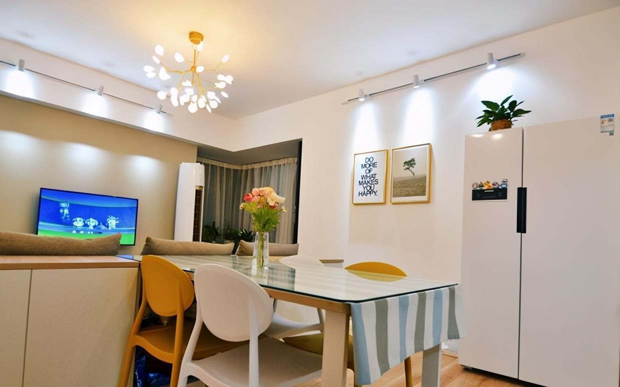 横厅|夫妻的62㎡横厅小三房，格局完美简约清新，诗一样的生活让人羡慕