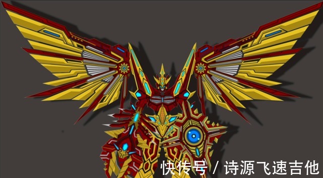 机甲|奥特曼自制版机甲五帝王，眼Q成装甲盾牌，8翼翅膀诠释霸气
