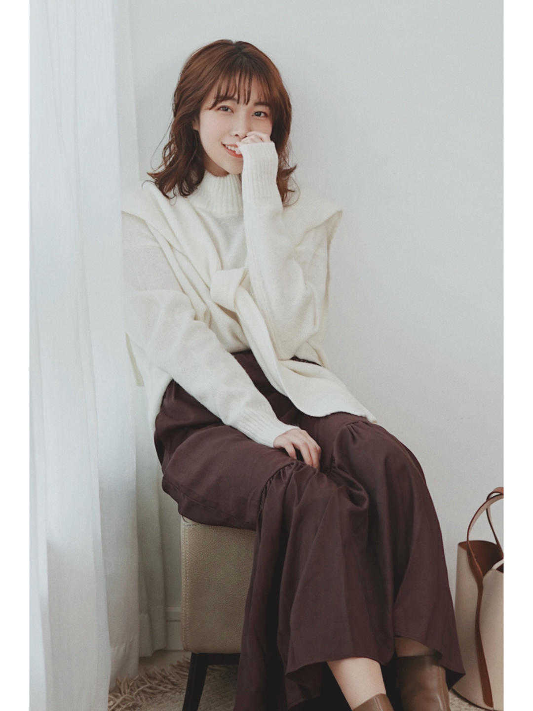 连衣裙|秋季,怎么穿针织毛衣?搭配半身裙或牛仔裤,拒绝土气的穿搭