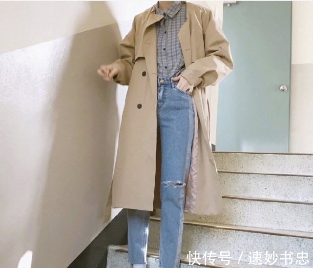 简约 风衣,我喜欢这样穿!简约精致又贼拉风,上街后非常吸睛!