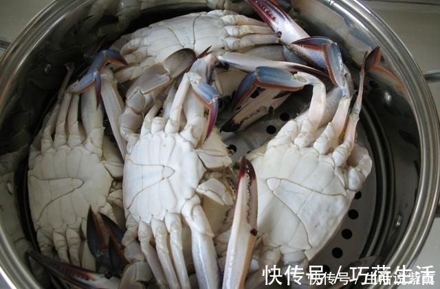 蒸螃蟹，冷水蒸还是热水蒸很多人做错，难怪掉蟹腿流蟹黄，还腥