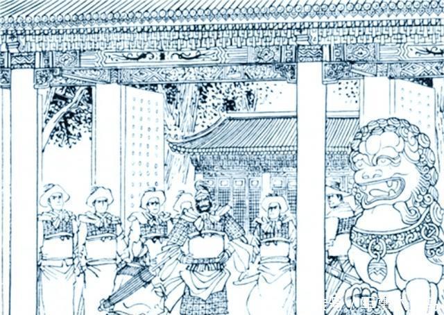 拦住|此人破衣烂衫去投亲，门卫拦住还要打，后来他当了皇帝，门卫呢