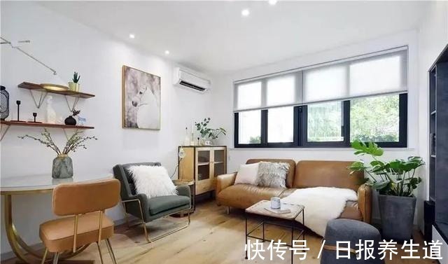 咖啡厅|巧妙的设计,50㎡户型放下两张床,还有咖啡厅、衣帽间和咖啡吧!