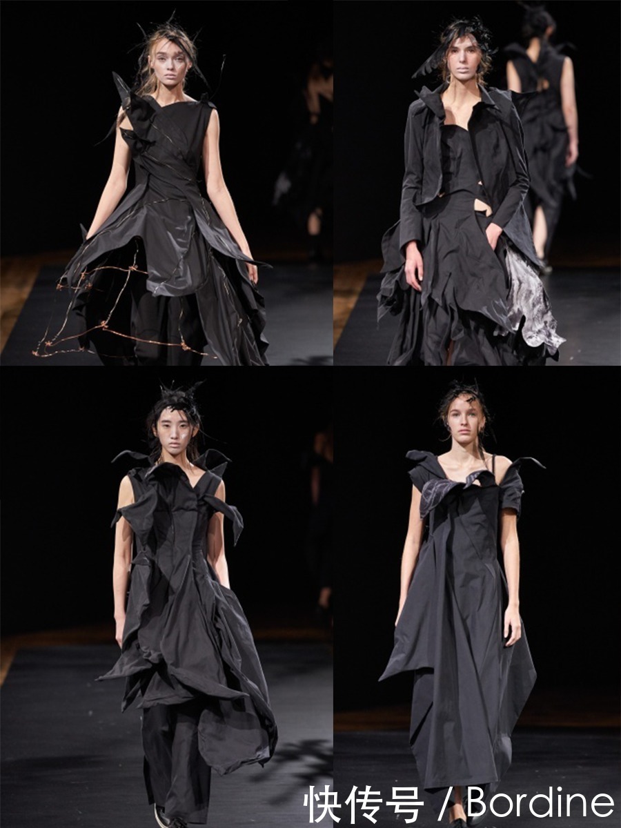 Yohji Yamamoto（山本耀司）2021春夏，层次很丰富，时尚的解构设计