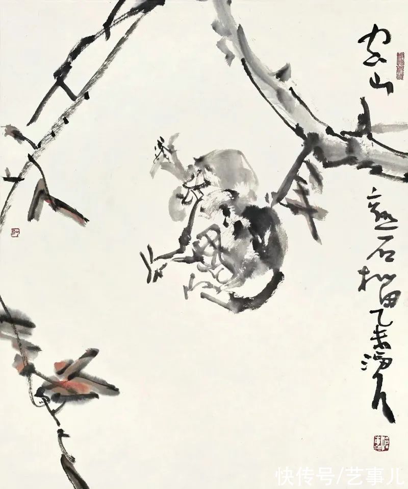 教授!尹沧海教授石榴作品欣赏:清简空灵 独出机杼