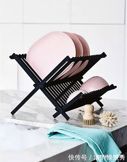 厨房|12款厨房金属餐盘架，用心经营厨房料理，怎能不好好照顾锅碗瓢盆