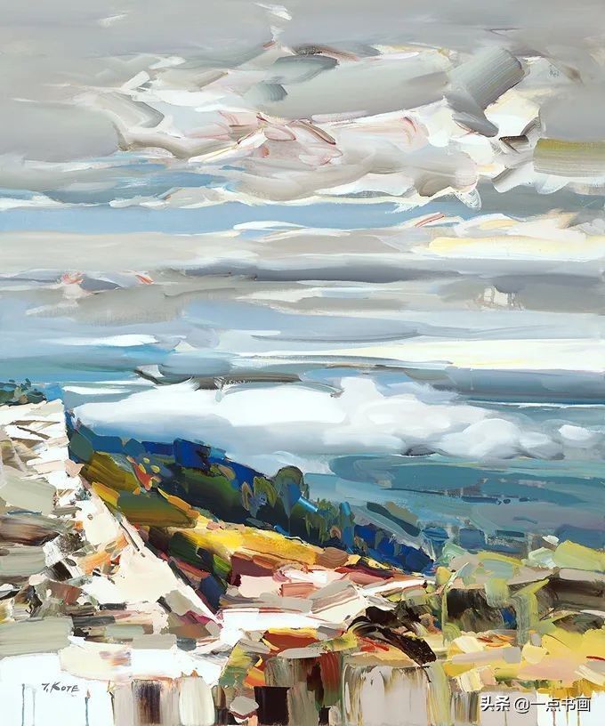 科特&他的绘画是光与色的交响乐,充满着前卫和时尚